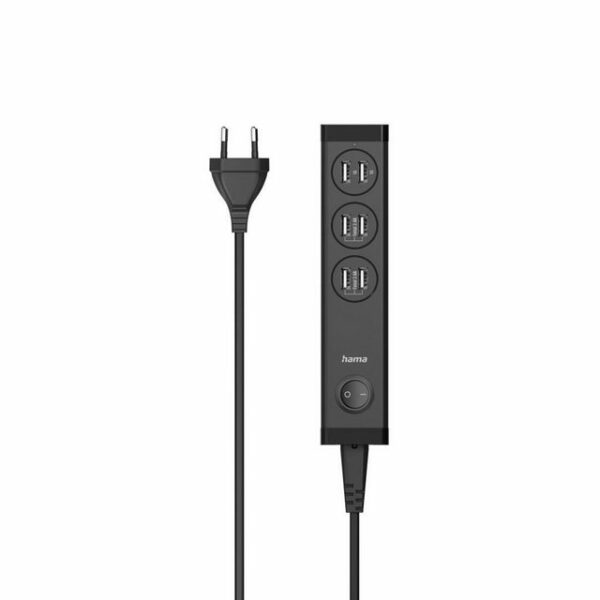 Hama USB-Mehrfach-Ladegerät 6 Ports USB-A für Tablets und Smartphones 34W USB-Ladegerät