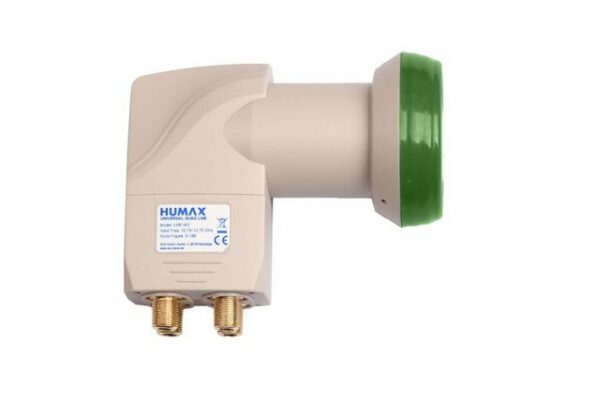 Humax Green Power Quad-LNB 343, stromsparend Universal-Quad-LNB (für 4 Teilnehmer, Umweltfreundliche Verpackung, LTE Filter)