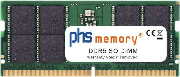 PHS-memory 24GB RAM Speicher kompatibel mit Lenovo IdeaPad Gaming 3 15ARH7 (82SB) DDR5 SO DIMM 4800MHz PC5-38400-S (SP481431)