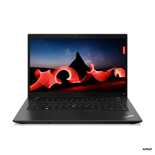 Lenovo ThinkPad L14 Gen 4 21H5 - 180°-Scharnierdesign - AMD Ryzen 7 Pro 7730U / 2 GHz - Win 11 Pro - Radeon Graphics - 16 GB RAM - 512 GB SSD TCG Opal Encryption 2, NVMe - 35.6 cm (14) IPS 1920 x 1080 (Full HD) - 802.11a/b/g/n/ac/ax (Wi-Fi 6E) - 4G LTE - Thunder Black - kbd: Deutsch - mit 1 Jahr Lenovo Premier Support (21H50027GE)