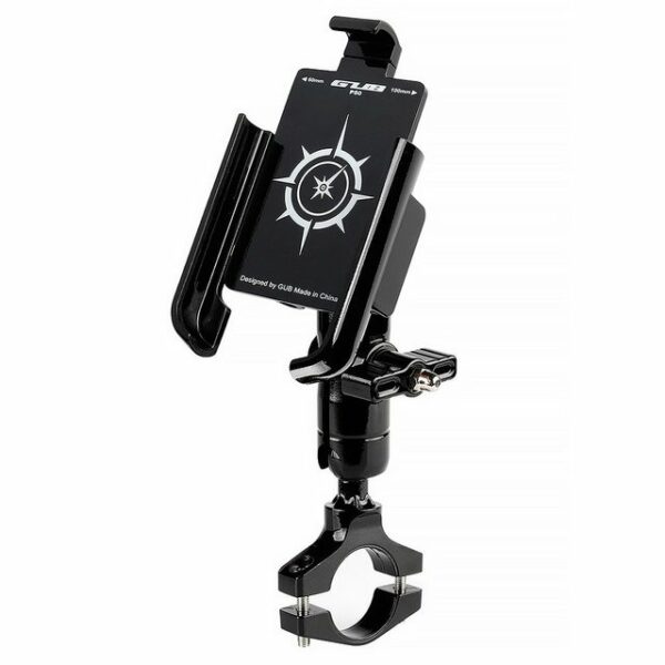 MidGard GUB P50 Motorrad Handyhalterung für Lenker aus Aluminium Universal Smartphone-Halterung