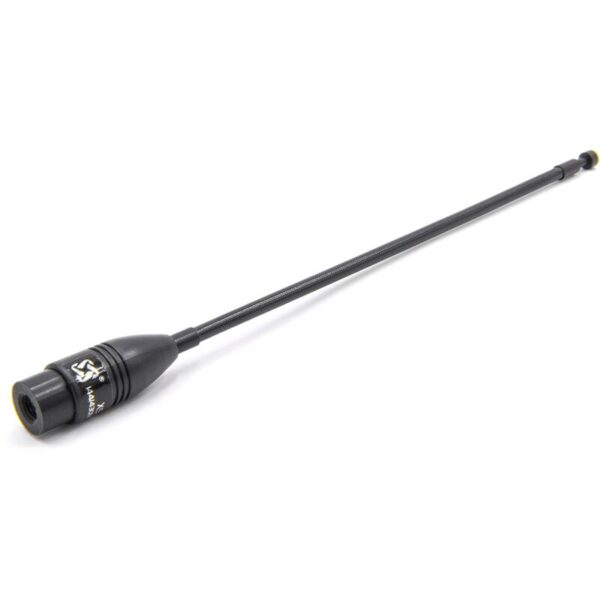 Antenne kompatibel mit Baofeng uv 5R Plus, uv 5R Qualette, uv 5R e plus Funkgerät - Ausziehbar, 21 cm - 37 cm, sma Stecker, Schwarz - Vhbw