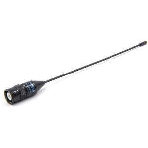 Antenne kompatibel mit Maas Funkgerät - 23 cm, bnc Stecker, Schwarz - Vhbw