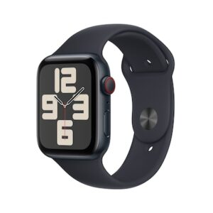 Apple Watch SE (2. Gen) LTE 44mm Alu Mitternacht Sportarmband Mitternacht - M/L