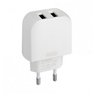 Artwizz PowerPlug Double for Smartphones, Smartwatches and Tablets, white Smartphone-Ladegerät