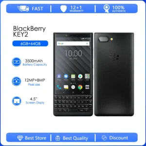 BlackBerry keytwo Key2 Refurbished-Original Octa-core 12 MP 4.5" 3500 mAh 6GB RAM 128GB 64GB ROM 3G 4G LTE Cellphone