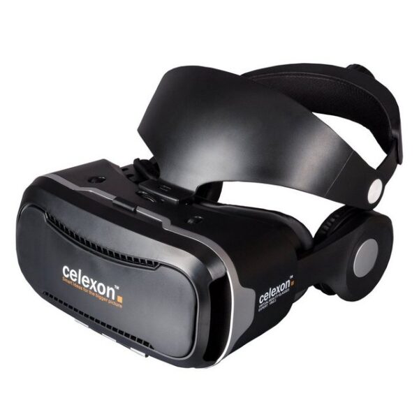 Celexon Expert - 3D Virtual Reality Brille VRG Plus Virtual-Reality-Headset (Passiv, Pupillen- / Sehstärkeneinstellung, für Smartphones von 3,5" bis 5,7)