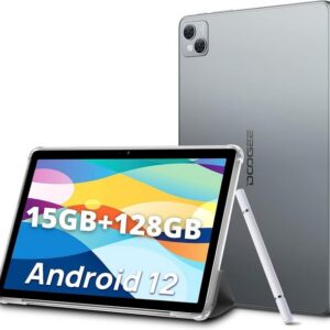 DOOGEE Tablet (10", 128 GB, Android 12, 4G LTE, 15GB RAM, 128GB ROM 8300mAh Akku Octa-Core Tablet PC 13MP Kamera, FHD)