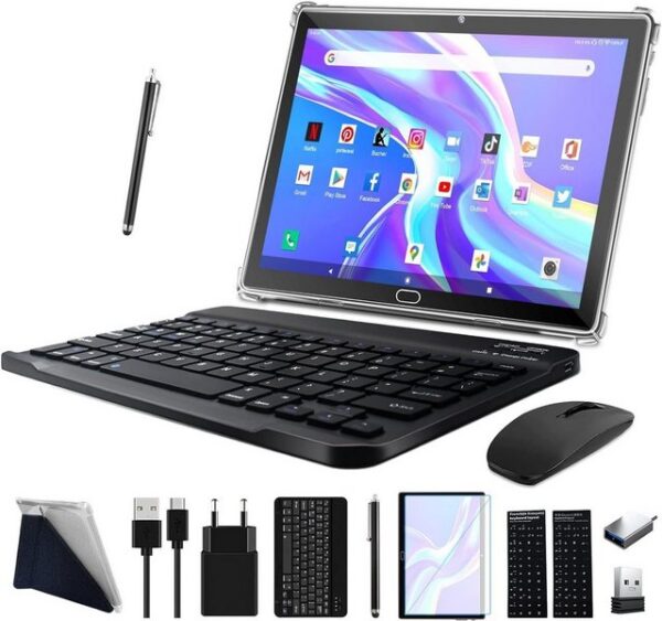 FEONAL Tablet (10,1", Android 11, Tablet tastatur maus stift,android 4g lte mit octa-core wlan)