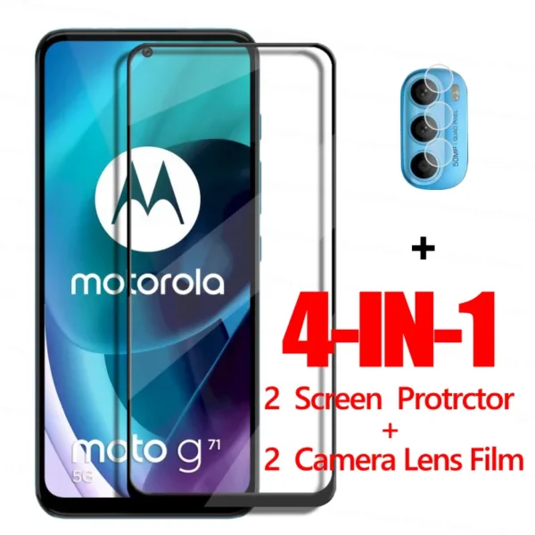 Full Glue Glass For Motorola Moto G71 5G Glass Moto G31 G41 G51 G71 5G Screen Protector Tempered Glass Phone Film Moto G71 5G