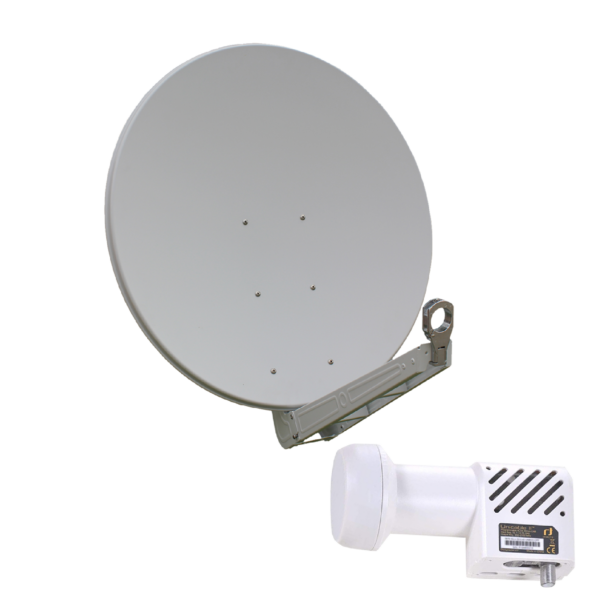 Gibertini OP 85 SE - Alu-Antenne - weiß - 32 Teilnehmer mit Unicable-LNB