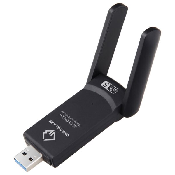 GigaBlue Ultra 1200Mbit/s Dual-Band WLAN 2.4 & 5GHz USB 3.0 High-Speed WiFi Stick mit Antenne