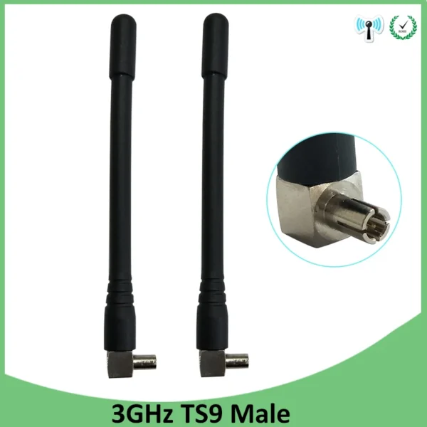 Grandwisdom 2p 3G4G lte antenna 3dbi IOT TS9 plug connector antena 1920-2670 Mhz antenne FOR Huawei modem wireless lte repeater