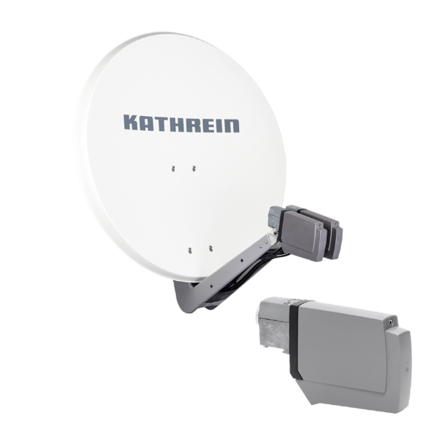 Kathrein CAS 90 ws Sat-Antenne multifeedfähig weiss - 2 Teilnehmer