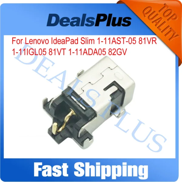 New DC Power Jack Connector Replacement For Lenovo IdeaPad Slim 1-11AST-05 81VR 1-11IGL05 81VT 1-11ADA05 82GV