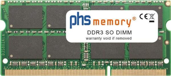 PHS-memory 8GB RAM Speicher für Lenovo IdeaPad Z565 DDR3 SO DIMM 1333MHz (SP278841)