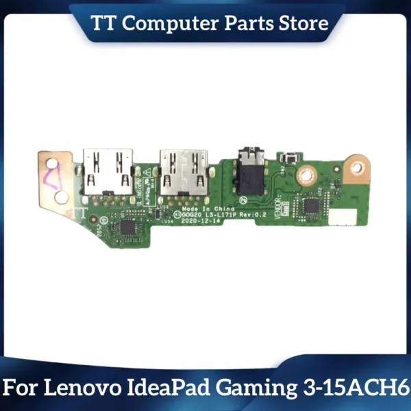 TT FOR Lenovo IdeaPad Gaming 3-15ACH6 GOG20 Audio USB Board Switch Button Board LS-L171P