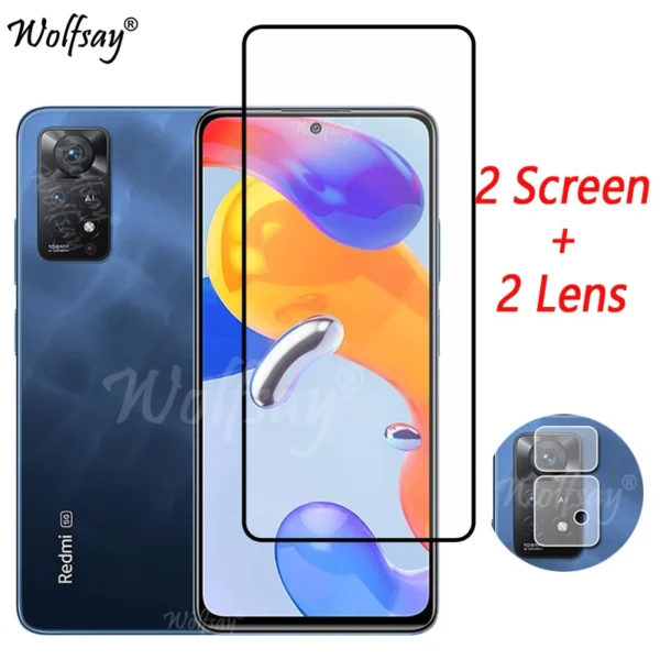 Tempered Glass For Xiaomi Redmi Note 11 Pro 5G Screen Protector Redmi Note 11 Pro 5G Camera Glass For Redmi Note 11 Pro 5G Glass