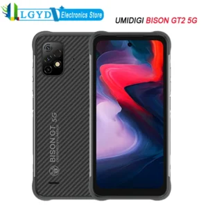 UMIDIGI BISON GT2 5G Rugged Phone 8GB RAM 128GB ROM 6.5'' Android 12 Dimensity 900 5G Octa Core 5G Network NFC Face Unlock 64MP