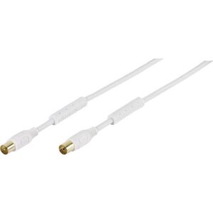 Vivanco Vivanco Antennen Anschlusskabel [1x Antennenbuchse 75 Ω - 1x Antennens SAT-Kabel, (3.00 cm)