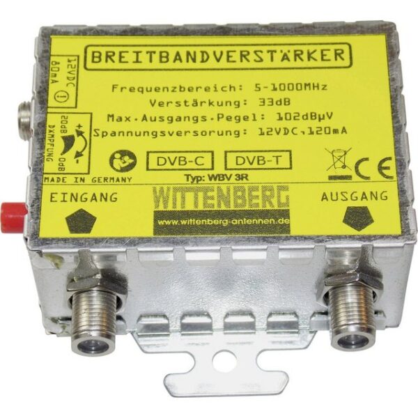 Wittenberg Antennen Wittenberg Antennen WBV-3R DVB-T Verstärker DVB-T2 Receiver