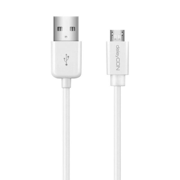 deleyCON deleyCON 1,5m Micro USB Ladekabel Datenkabel Handys Smartphones Smartphone-Kabel