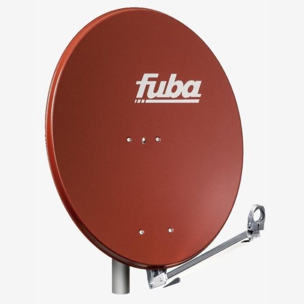 fuba DAL 800 R Satellitenantenne 80cm Aluminium Ziegelrot SAT-Antenne