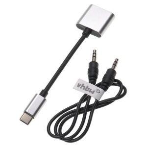 vhbw passend für Xiaomi Note 3 Kopfhörer / Smartphone / Mobilfunk USB-Adapter