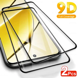 2PCS Full Cover Tempered Glass Case For Realme 11 5G 6.72inch Screen Protectors Cover For Realme 11 5G RealmI11 Tempered Film