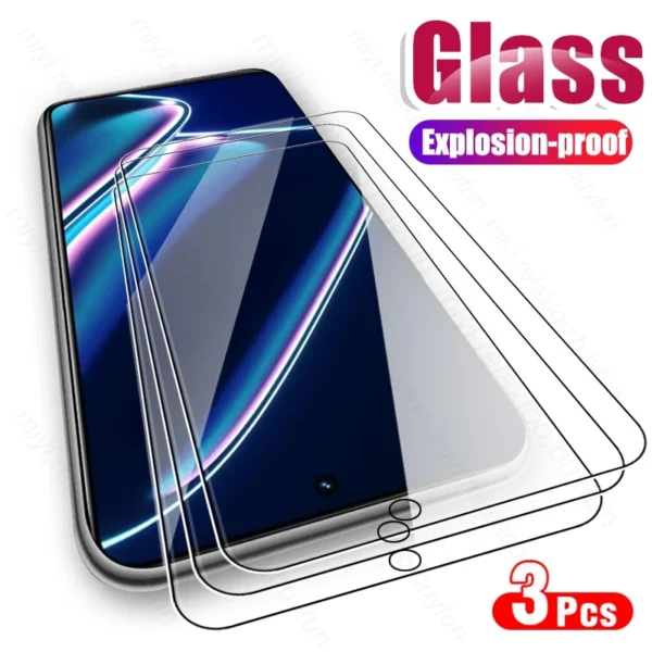 3PCS GTNeo5SE 5G Glass Tempered Screen Protector Cover For Realme GT Neo5 SE Realmi Neo 5SE 5 SE 5G 6.74" Phone Protective Glass