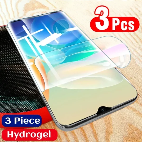 3PCS Hydrogel Film For Vivo Y56 Y55 5G Y55s Y100 Y100A 2023 Y56 Y54s Y53s Y54s Y55s Y33 Y33s Y35 5G Screen Protector Film