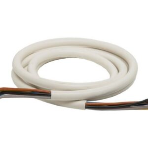 3m Herdanschlussleitung H05VV-F 5G 2,5 mm² weiß Elektro-Kabel, (300 cm)