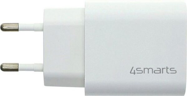 4smarts Netzladegerät VoltPlug PD 20W Smartphone-Ladegerät (Samsung Galaxy A02 A14 5G A32 A54 S21 S22 S23 + Ultra Google Pixel 6 7, USB-C Ladegerät Netzteil Apple iPhone 11 12 13 14 15 Pro Max Plus)