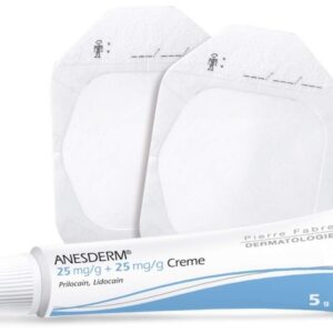 Anesderm 25 mg Pro G + 25 mg Pro G 5g Creme + 2 Pflaster