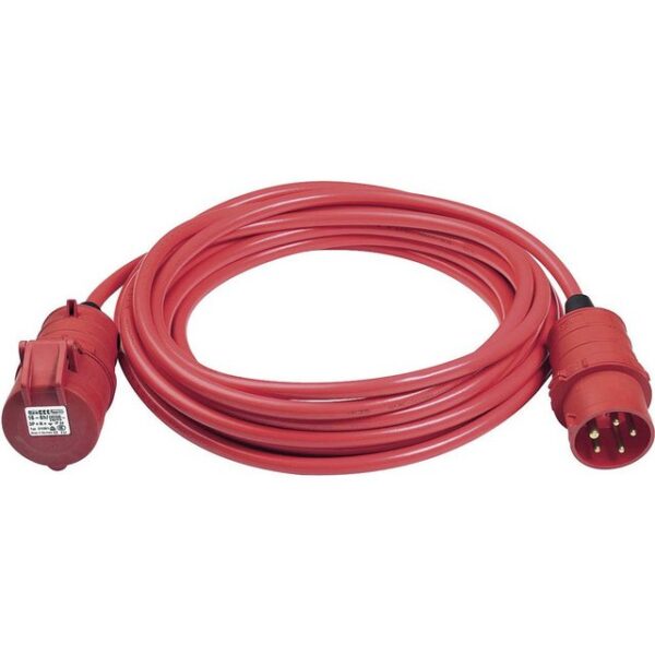 Brennenstuhl Brennenstuhl 1168590 Strom Verlängerungskabel Rot 25.00 m XYMM 5G 1, Verlängerungskabel, (25.00 cm)