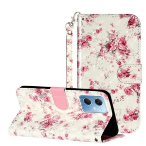 CLM-Tech Handytasche Hülle für Xiaomi Redmi Note 12 5G Tasche aus Kunstleder Klapphülle (1x Xiaomi Redmi Note 12 5G Handyhülle Wallet Case Cover Etui), Standfunktion, Kartenfächer, Magnetverschluss