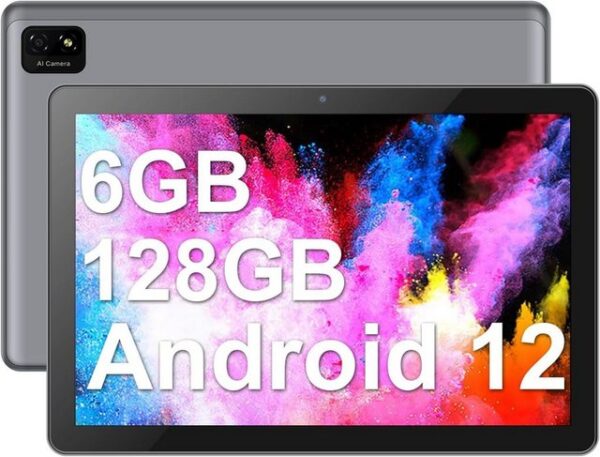 CWOWDEFU Tablet (10", 128 GB, Android 12, 2,4G/5G, Tablet android 12 tablets pc wifi tabletas tablet für kinder gps)