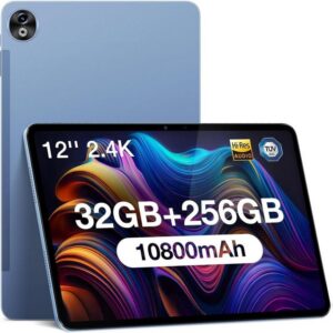 DOOGEE T20 PRO Tablet Tablet (12", 256 GB, Android 13, 4G LTE /5G, Gaming-Tablet, Helio G99, Quad Speaker, 20MP Dual SIM)