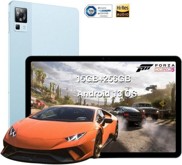 DOOGEE T30 PRO Tablet, 2.5K Display Tablet (11", 256 GB, Android 13, 4G (LTE), 4G LTE Gaming-Tablet 2560x1600, Helio G99, Quad Speaker, 20MP Dual SIM)