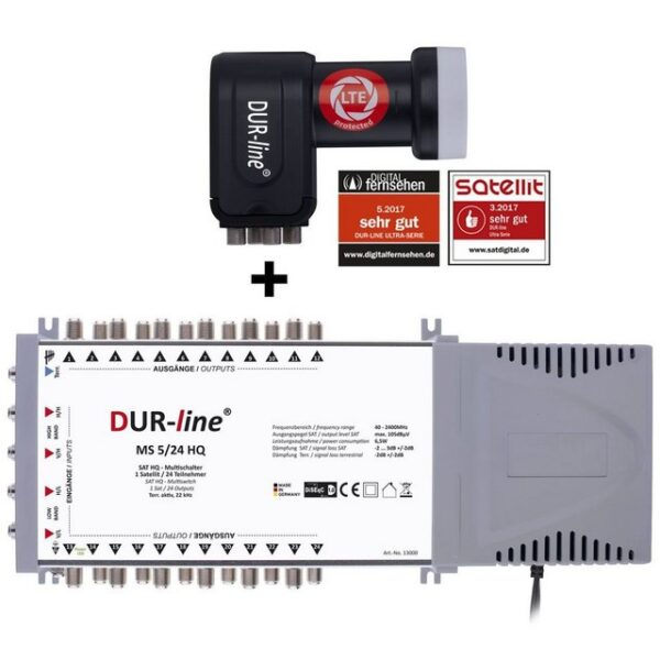 DUR-line DUR-line MS-S 5/24-Q - Multischalter Set SAT-Antenne