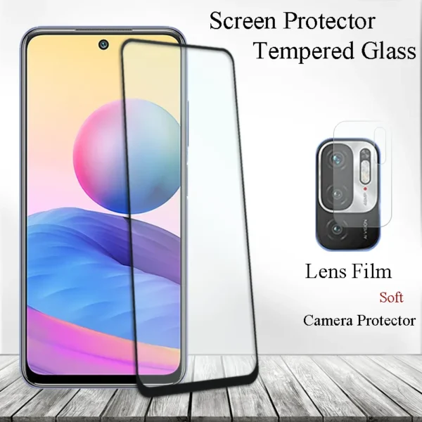 Glas Für Redmi Hinweis 10 Pro 5G 10S 10T 10X Gehärtetem Screen Protector Für Xiaomi Rot Mi note10