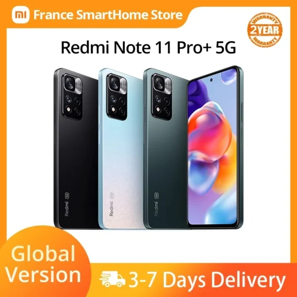 Globale Version Xiaomi Redmi Hinweis 11 Pro + 5G Plus Smartphone 128GB/256GB 120W HyperCharge