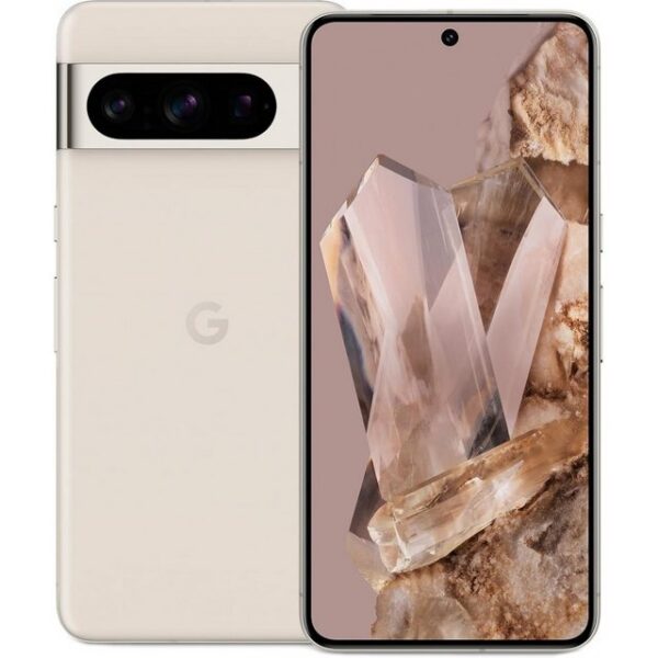 Google Pixel 8 Pro 5G 128 GB / 12 GB - Smartphone - porcelain Smartphone (6,7 Zoll, 128 GB Speicherplatz)