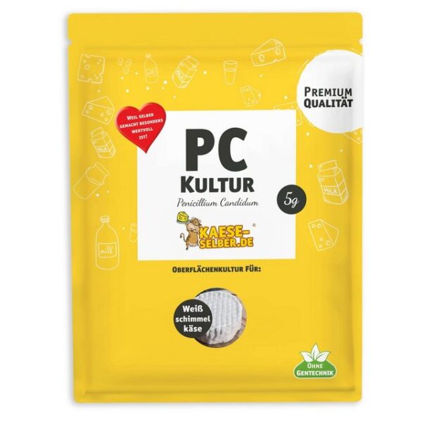 KAESE-SELBER.DE Back-Set PC Penicillium Candidum 5g - Weißschimmel für Camembert, (1-tlg)