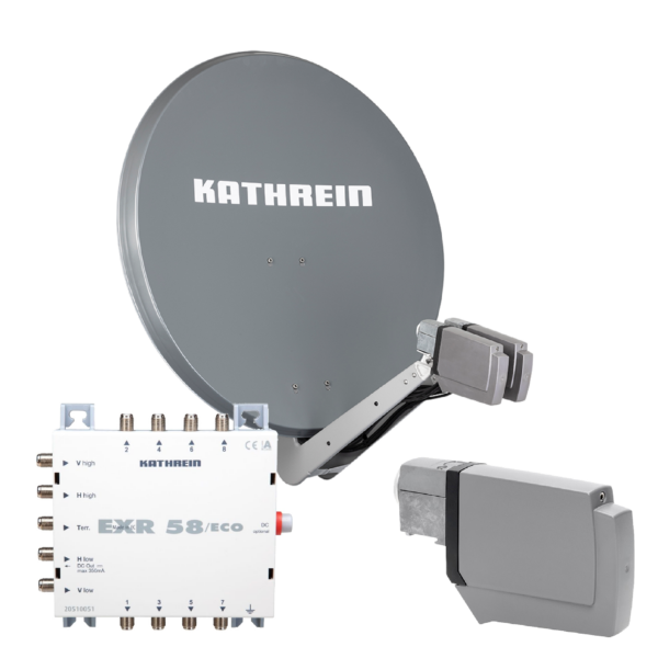 Kathrein CAS 80 Sat-Antenne Graphit (gr) 8 Teilnehmer