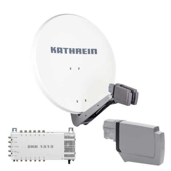 Kathrein CAS 90 ws Sat-Antenne multifeedfähig weiss - 12 Teilnehmer