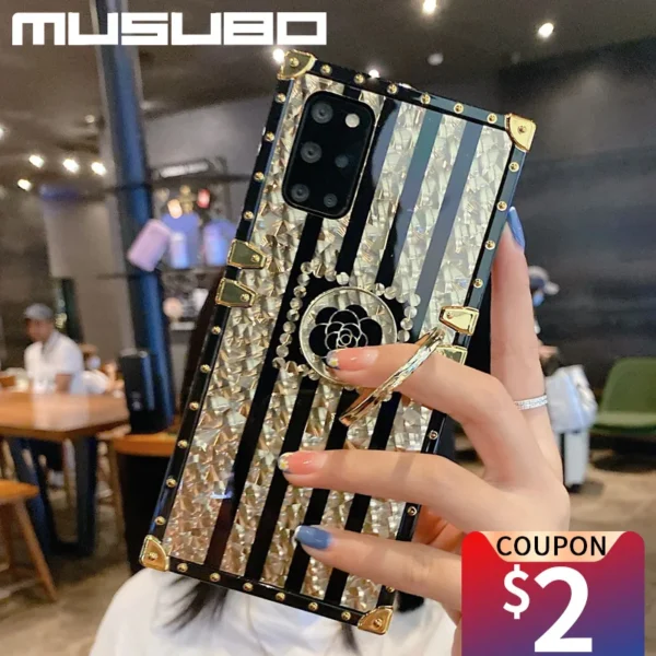 Musubo Luxus Telefon Fall Für Samsung Galaxy A72 A32 A71 A51 A52 A12 5G S21 Ultra S20 FE Hinweis 20