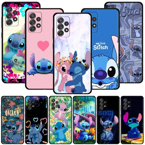 Nette Stich Fall Für Samsung Galaxy A12 A32 A22 A52 A72 4G A02 A02s A42 5G Weiche Silikon abdeckung