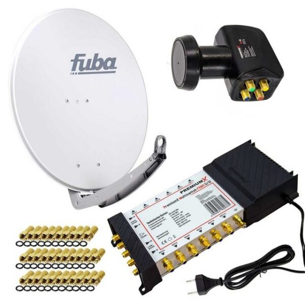 PremiumX SAT Anlage Fuba DAA 780 G Antenne 5/12 Multiswitch LNB F-Stecker SAT-Antenne