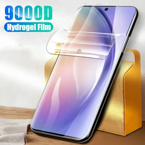 Screen Protector For Samsung Galaxy A54 5G Hydrogel Film For Samsung Galaxy A04S A14 A24 A34 A54 5G Full Glue Screen Film